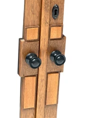 1930s Art Deco Modernist Bookcase, Solid Oak with Glass Doors